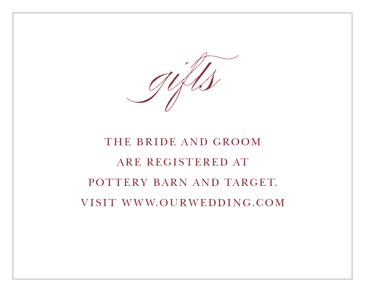 Handdrawn Frame Registry Cards