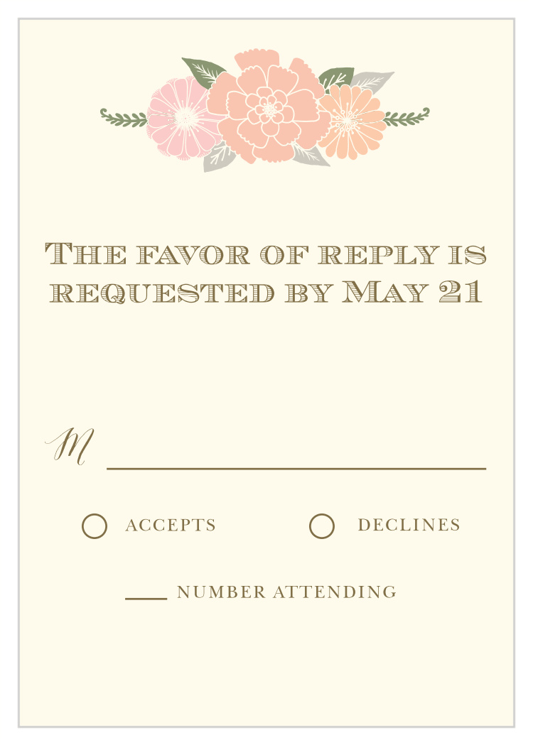 Blossoming Antlers Response Cards