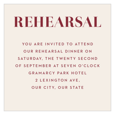 Bold Swash Rehearsal Cards
