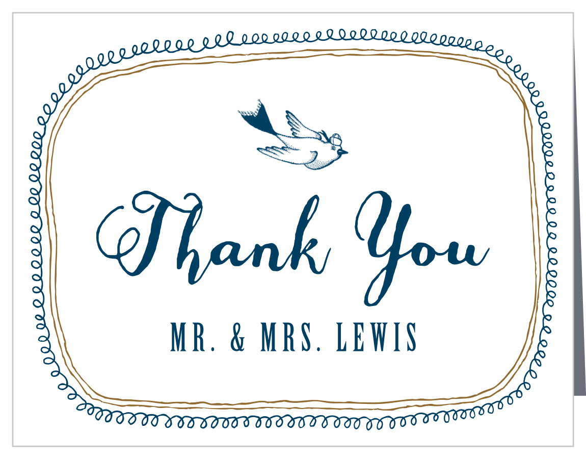 Anchors Away Wedding Thank You Cards