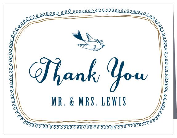 Anchors Away Wedding Thank You Cards