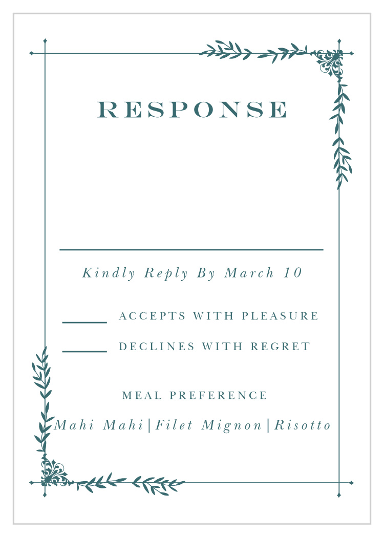 Garden Frame Response Cards