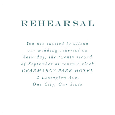 Garden Frame Rehearsal Cards