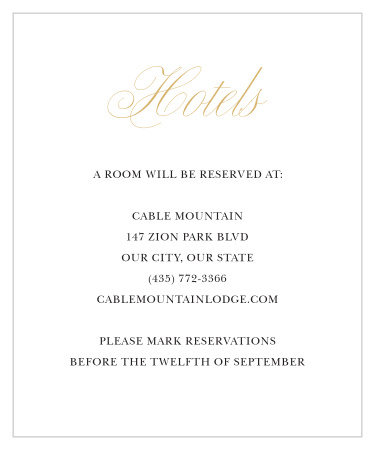 Knotted Love Accommodation Cards