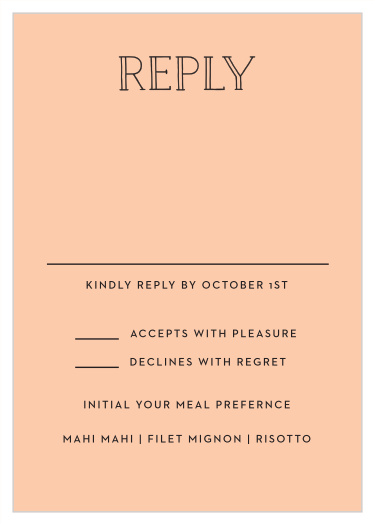 Framed Type Response Cards