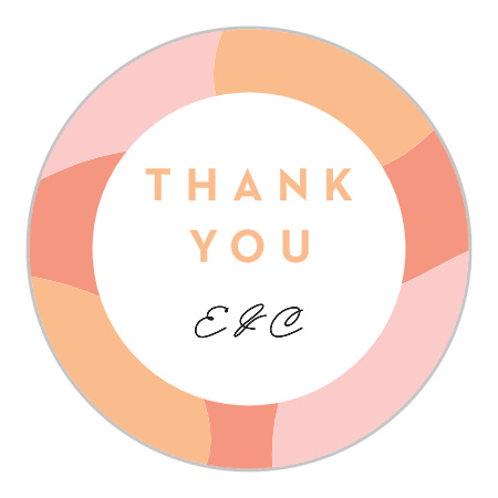 Transparent Text Wedding Stickers