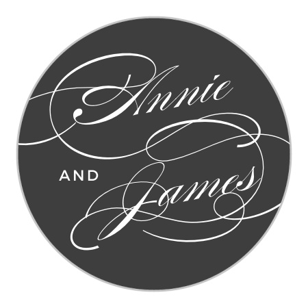 Simplicity Swirls Wedding Stickers