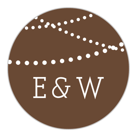 Lantern Lights Wedding Stickers