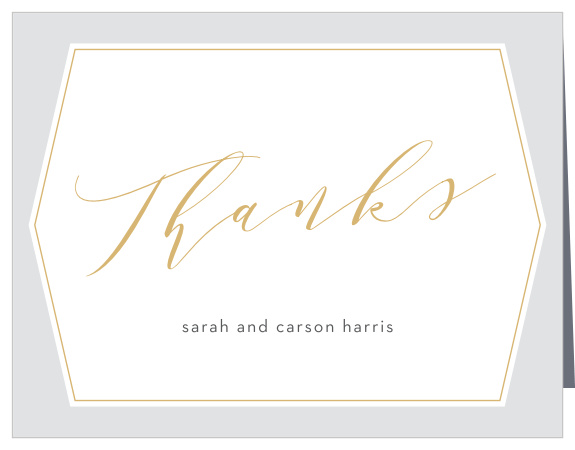 Lovely Blush Wedding Thank You Cards