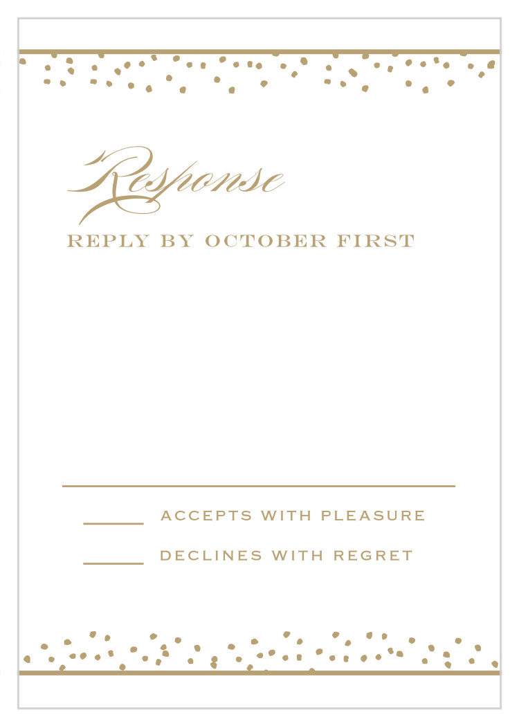 Antique Glamour Response Cards