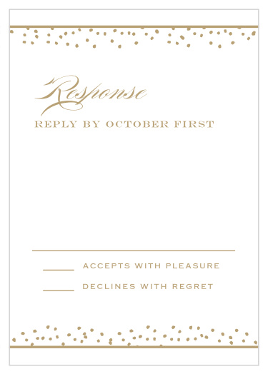 Antique Glamour Response Cards