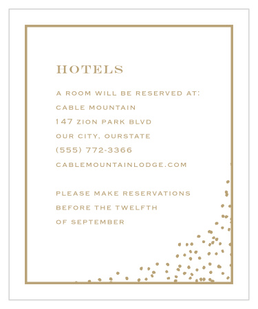 Antique Glamour Accommodation Cards