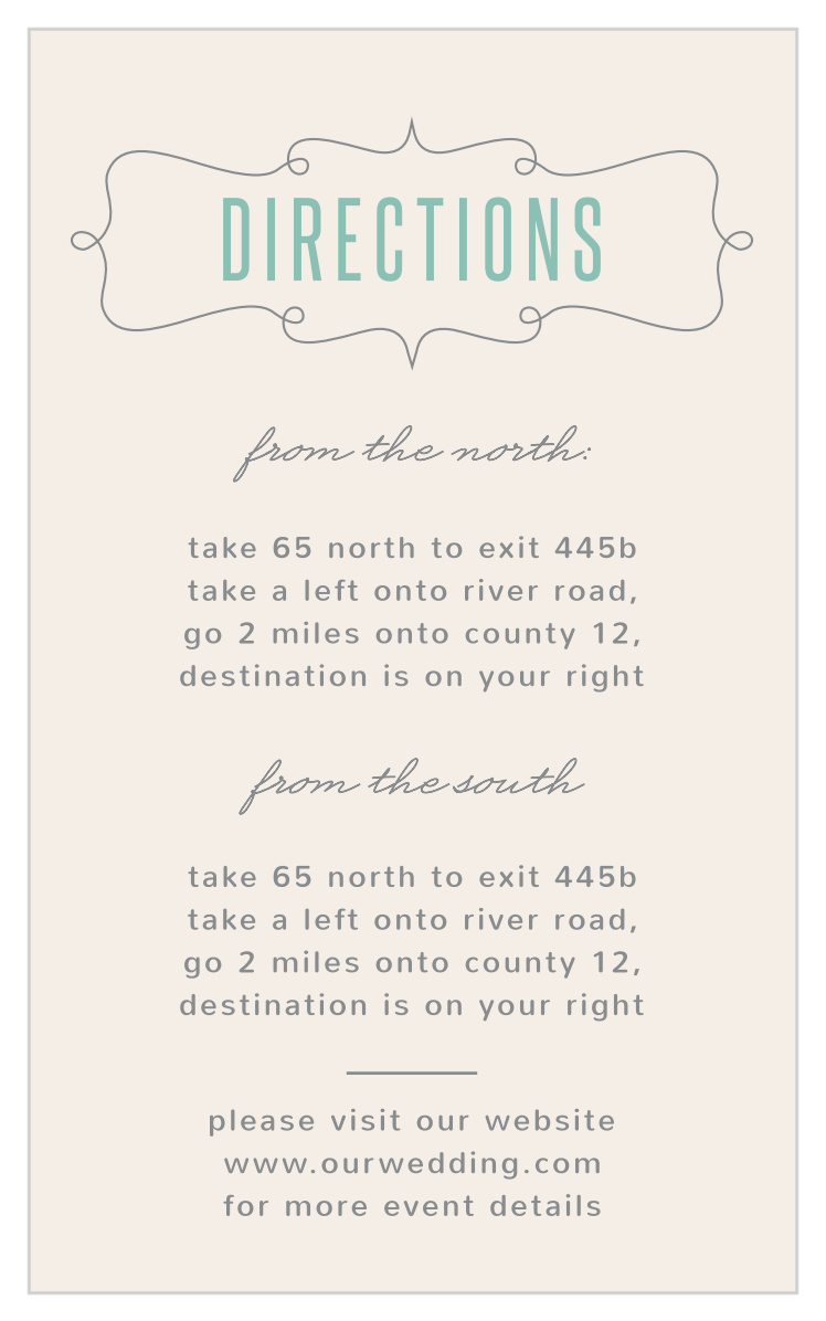 Perfect Skies Direction Cards