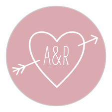 Our Love Struck Wedding Stickers are a sweet addition to any wedding suite!