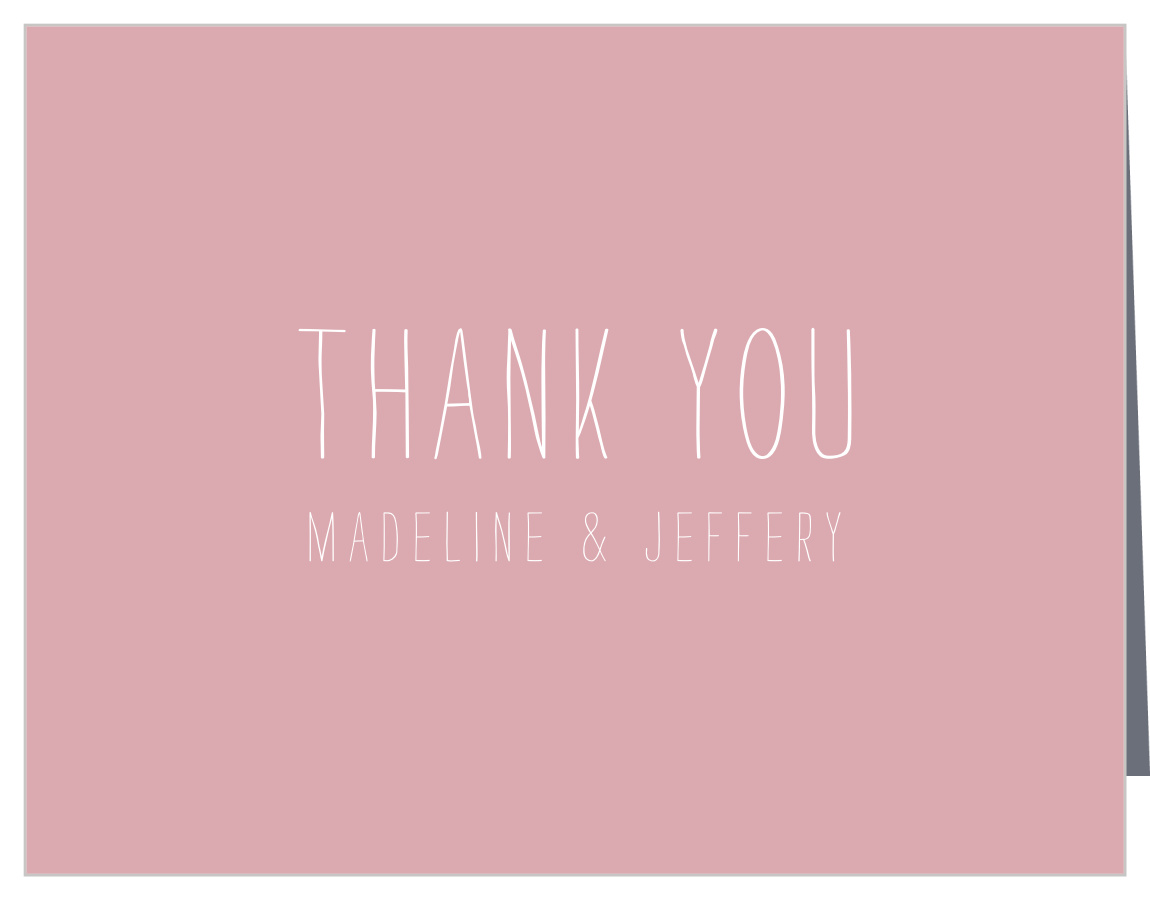 Love Struck Wedding Thank You Cards
