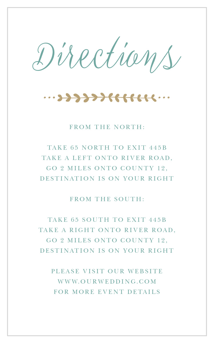 Swell Fronds Direction Cards