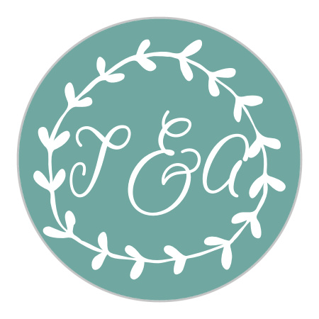 Swell Fronds Wedding Stickers