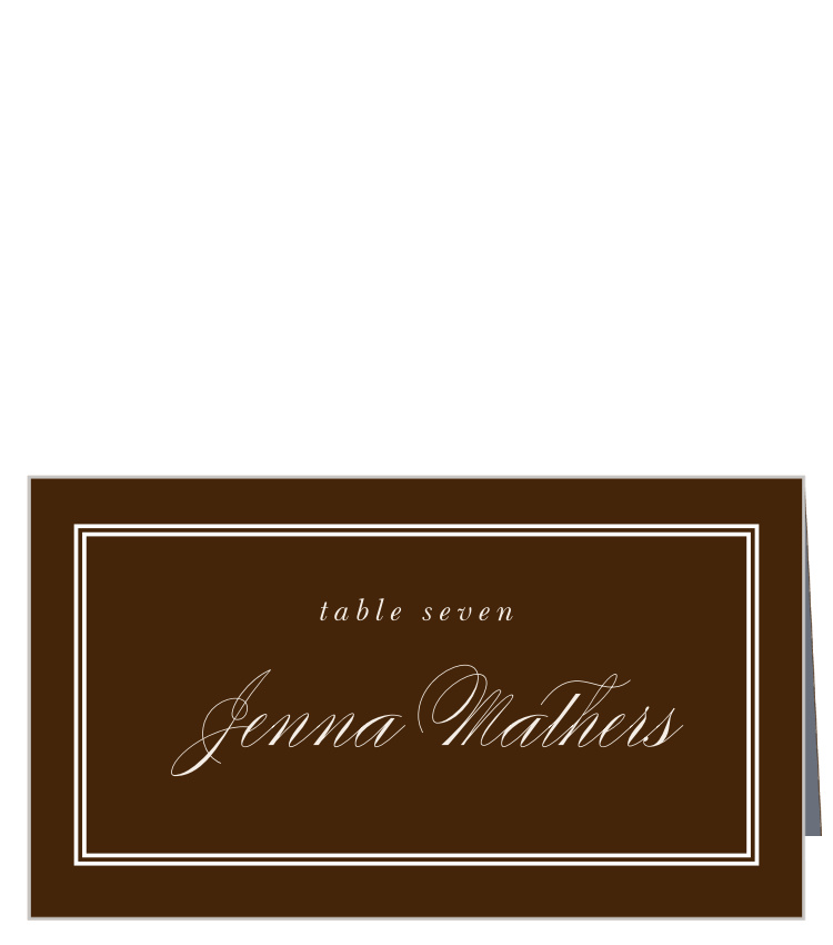Sheer Overlay Place Cards