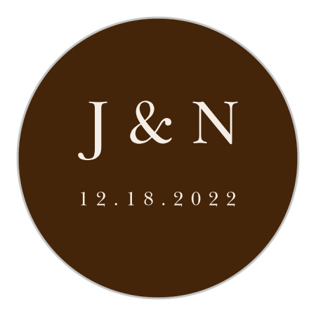 Sheer Overlay Wedding Stickers