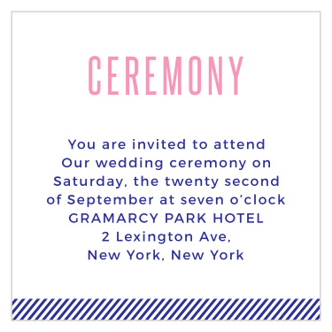 Masterly Charm Ceremony Cards