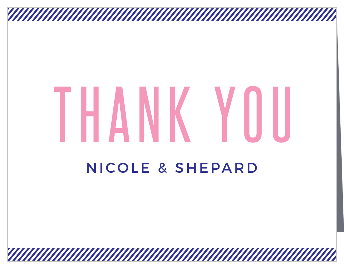 Masterly Charm Wedding Thank You Cards