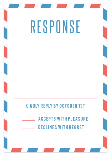 Unique Airmail Response Cards