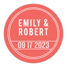 Use our Unique Airmail Wedding Stickers to seal any envelopes, pockets, or belly bands!