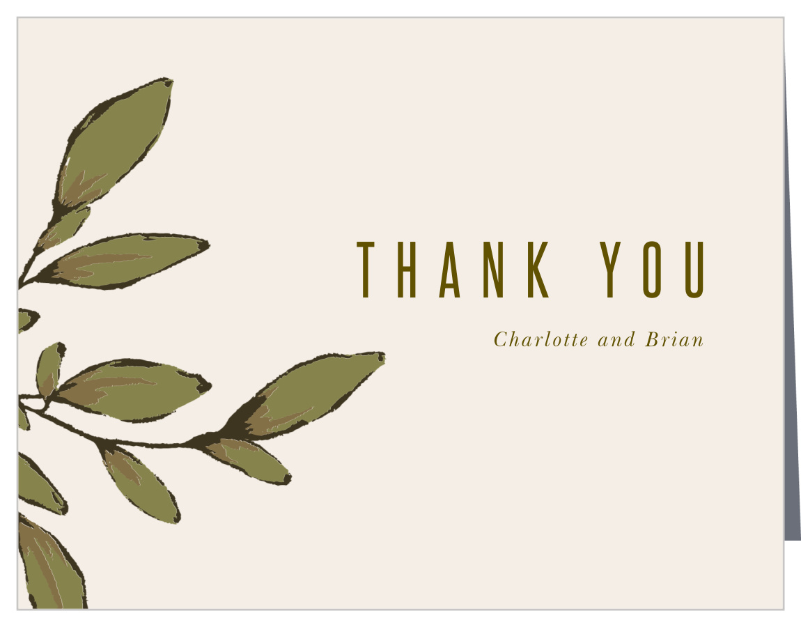 Whimsical Wonderland Bridal Shower Thank You Cards