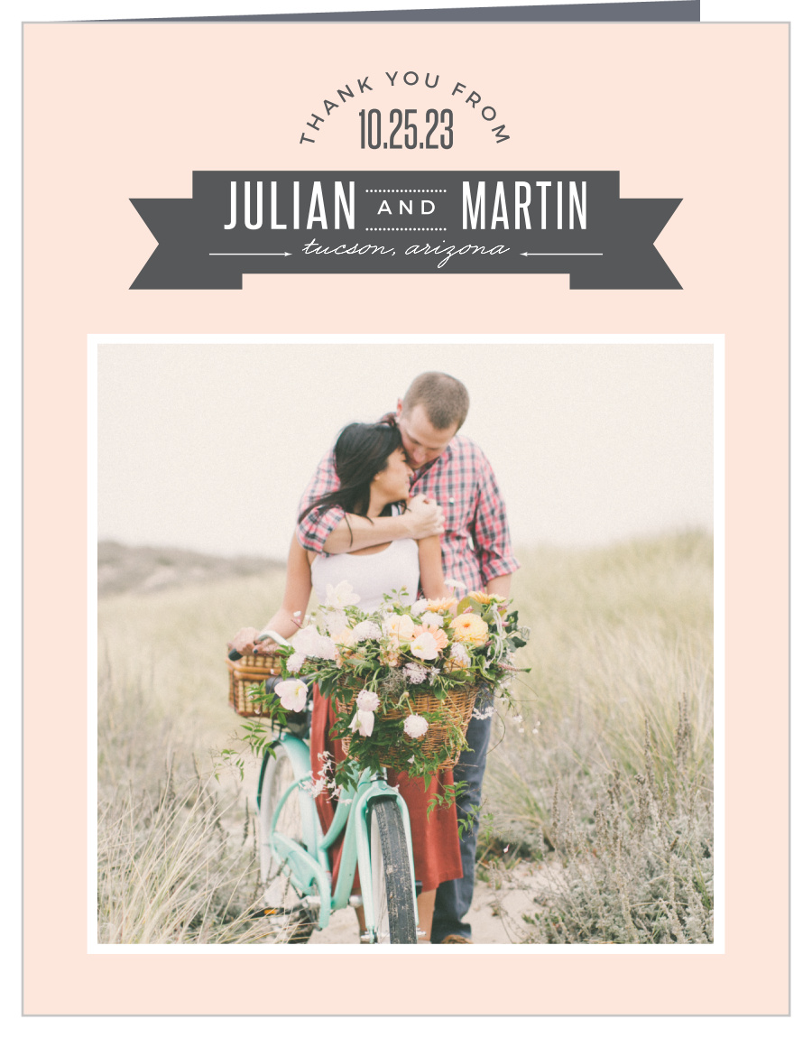 All Aboard Bridal Shower Thank You Cards