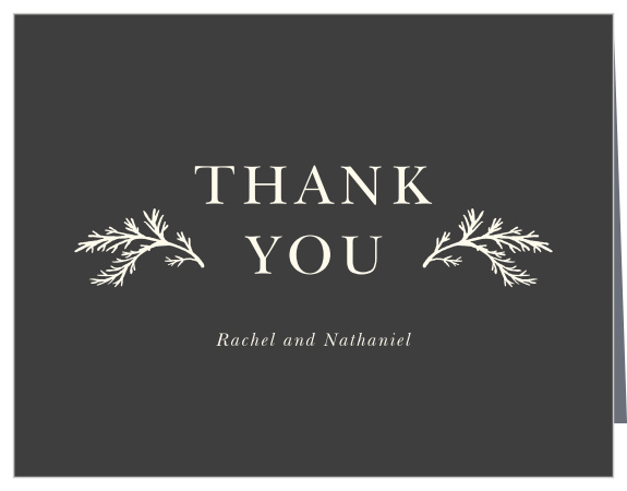 Our Modern Honor Bridal Shower Thank You Cards let family and friends know how much you appreciated their support on your special day.