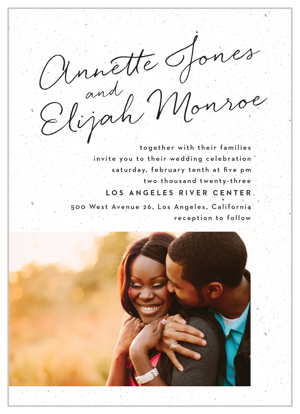 Darling Couple Wedding Invitations