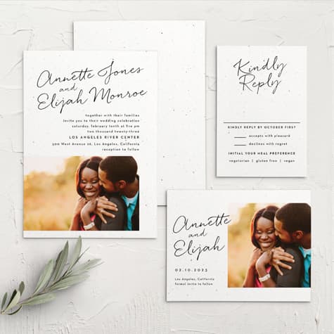 Darling Couple Wedding Invitations
