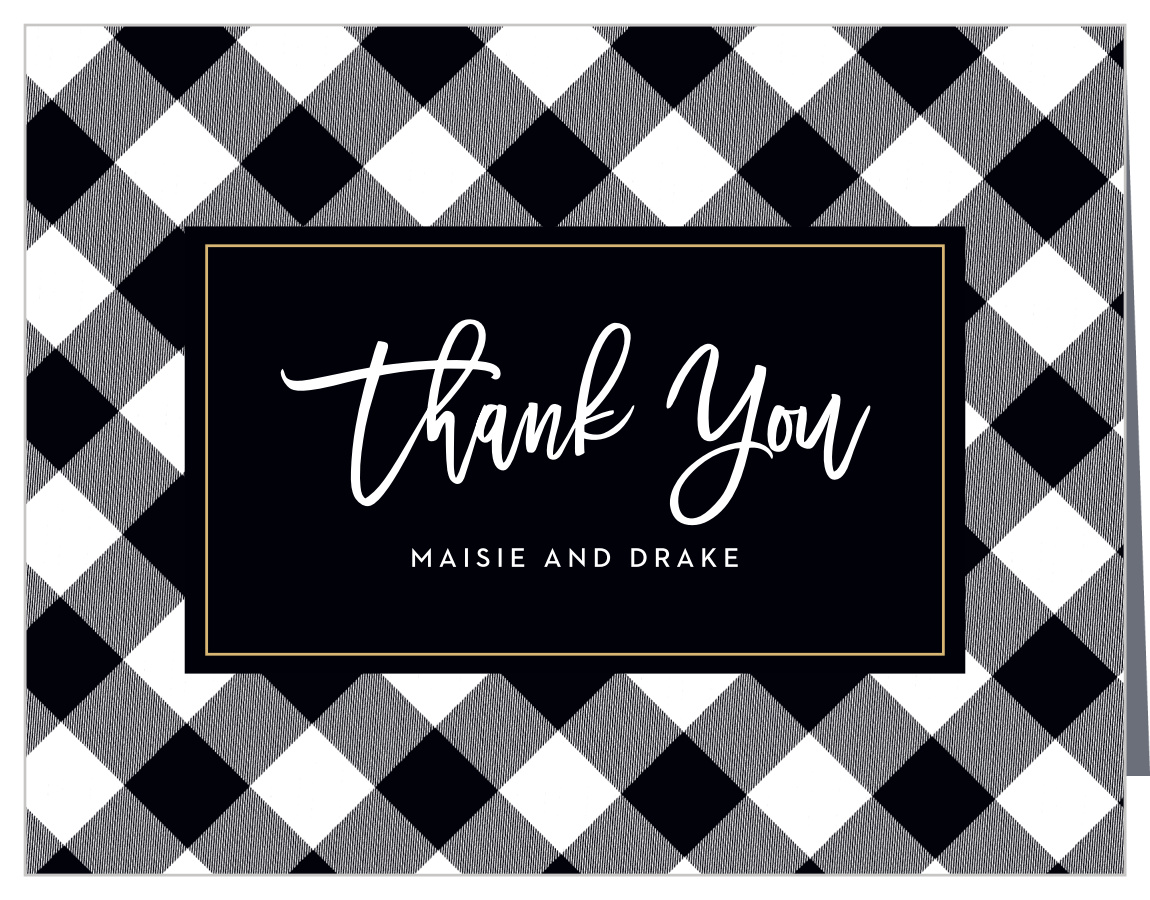Warm Woods Bridal Shower Thank You Cards