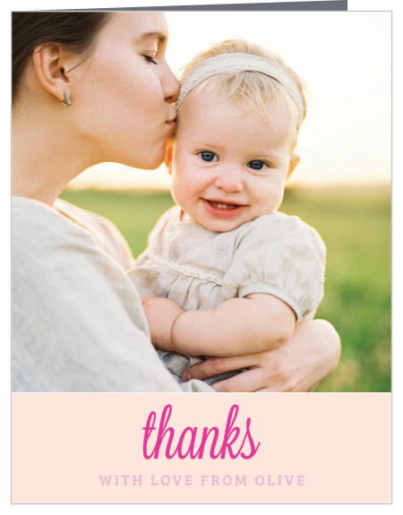 The support and presence of loved ones at your child's party meant a lot to you, show gratitude with our Crowned One First Birthday Thank You Cards.