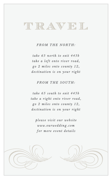 Streamlined Scroll Direction Cards