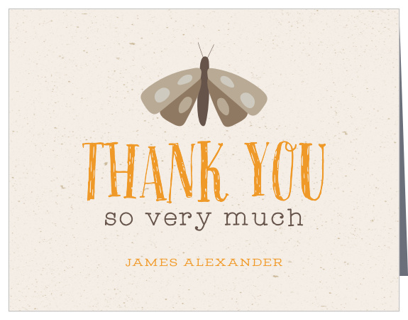 Thank your guests for making your event a blast with our Bugs & Insects First Birthday Thank You Cards.