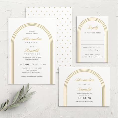 Simple Elegant Wedding Invitations