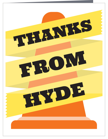 Thank your guests for making your event a blast with our Construction Cone First Birthday Thank You Cards. 