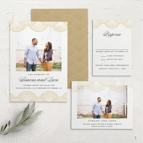 Dotted Devotion Wedding Invitations