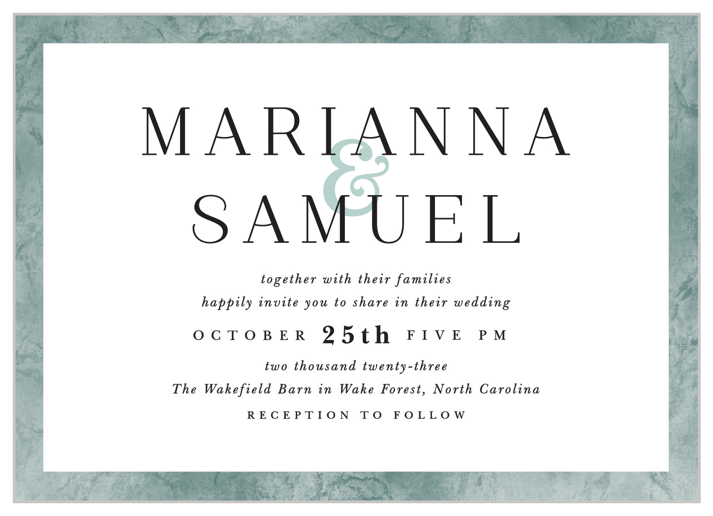 Formal Ticket Wedding Invitations