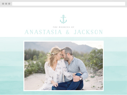 Blue Skies Wedding Website