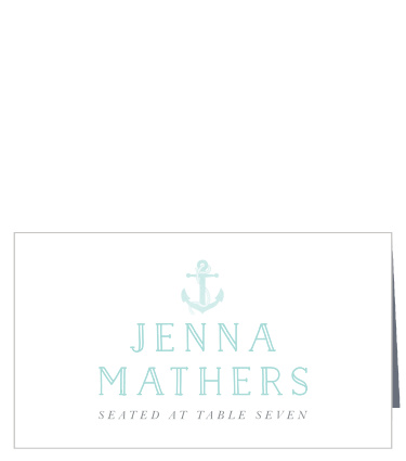 Our Blue Skies Place Cards ensure friends and family will have no issue finding their seats for your wedding reception.