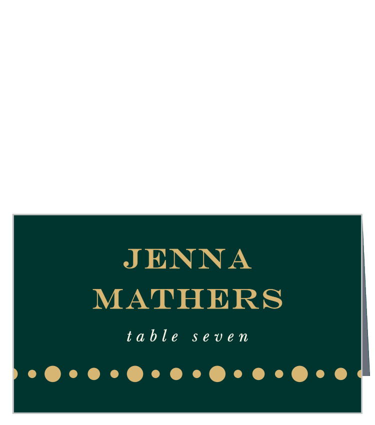 Bold Names Place Cards