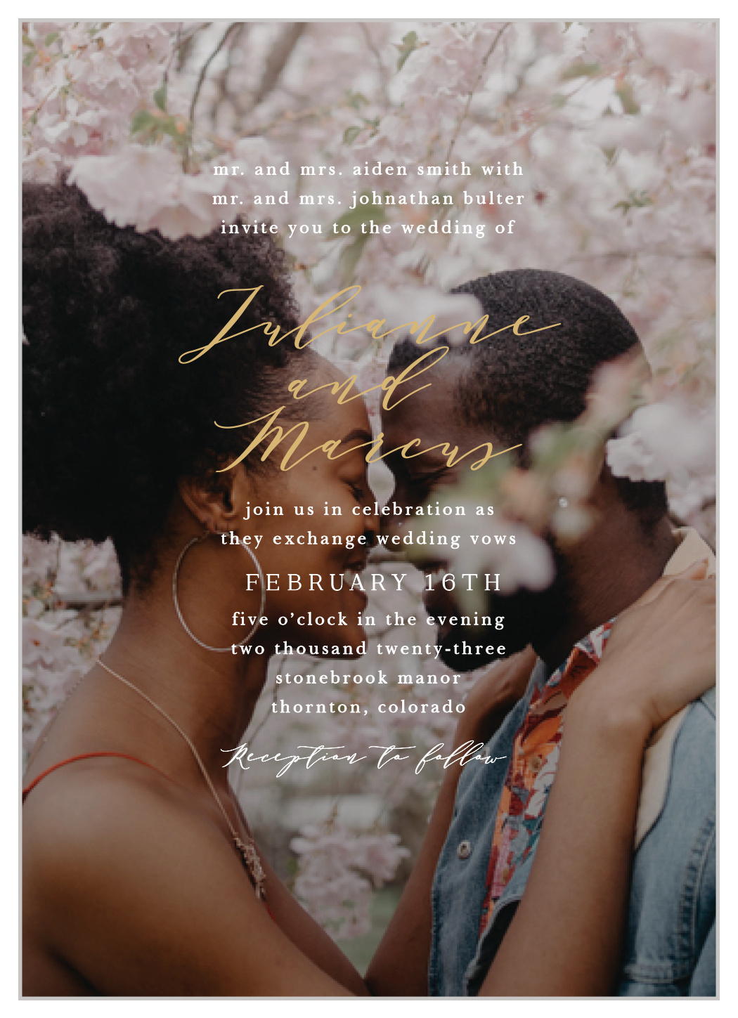 Pure Simple Lines Wedding Invitations