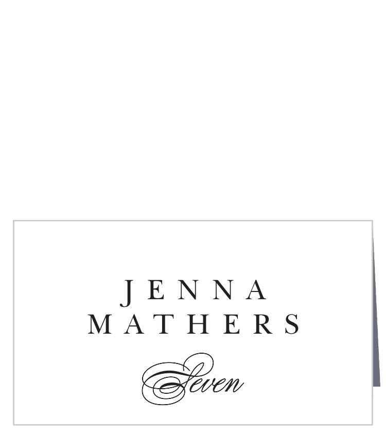 Chic Couple Place Cards