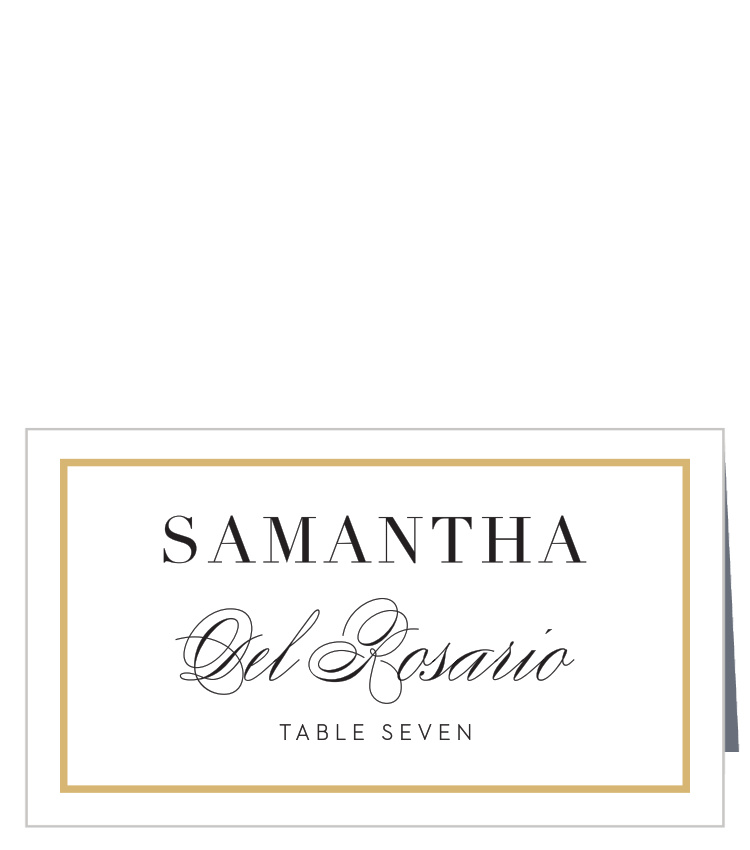 Classic Frame Place Cards