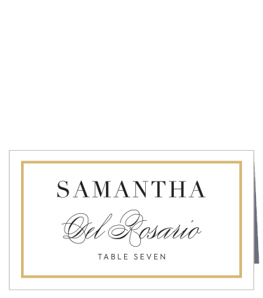 Classic Frame Place Cards