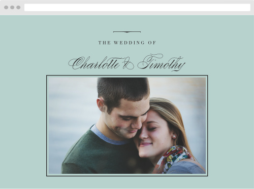 Vintage Elegance Wedding Website