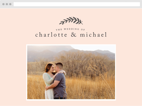 Perfectly Personalized Wedding Website