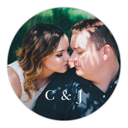 Classic Simplicity Wedding Stickers